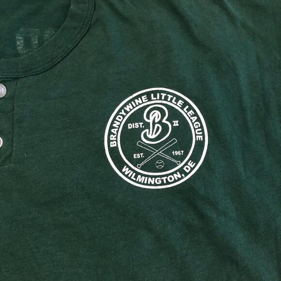 Green Brandywine Little League Graphic Number Tee - Picture 3 of 4